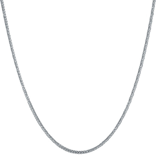 Saturday Fu PT950 platinum necklace for women platinum Chopard chain plain chain birthday gift B0521067 about 3.73g 40+5cm