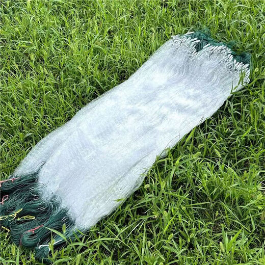 Tianlong pattern sticky mesh wire mesh fishing net three layers sinking net single layer floating net fishing net crucian carp silver carp and bighead carp white strip net fishing net single layer sinking net 3 fingers 25 meters 1 meter high