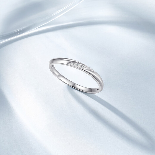 Chao Acer Platinum Diamond Ring Women's PT950 Ring Ring Bracelet Sparkling Light Luxury Gift for Girlfriend's Birthday No. 13