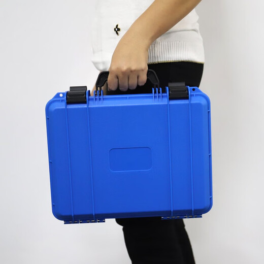 Tuobide hardware tool box portable instrumentation equipment safety protection box stabilizer storage box plastic packaging box 3527 black empty box