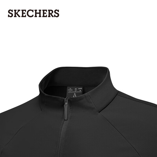 Skechers 2025 autumn men's long-sleeved T-shirt sweatshirt bottoming shirt sportswear casual stretch top P425M143