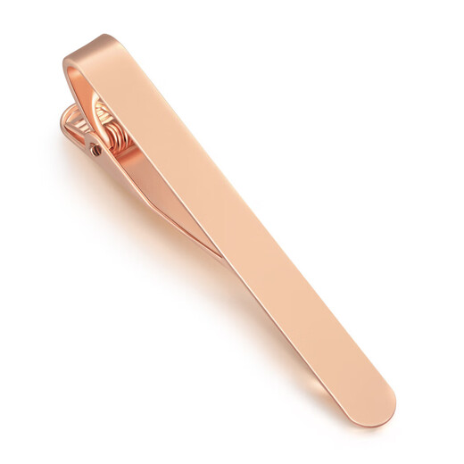 Men's formal wear silver tie clip fashionable simple Korean version metal collar clip business professional security tie clip black Z1032