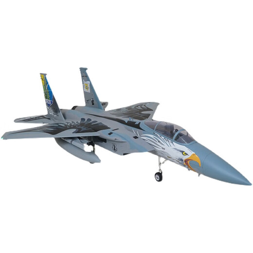 Avion de mode canal de Mengjingyu Dual 64mmf-15 Real Fighter Model à haute vitesse Aircraft à wing fixe, les novices sont prudents pour prendre des photos