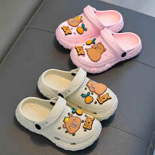 Rich Your Home Children's Slippers 2025 New Style Parent-Child Tinsit Girls with Anti-Odor, Anti-Slip, Soft, Soft, Covered, Sunny, Summer Khaki 36 37 Taille (code standard)