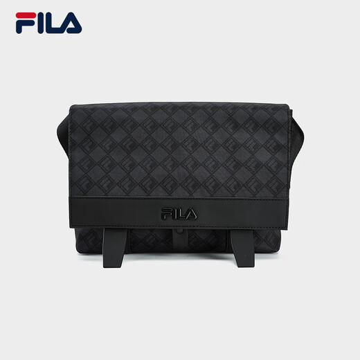 
FILA official men's bag shoulder bag 2025 retro old flower shoulder bag casual crossbody bag carry bag