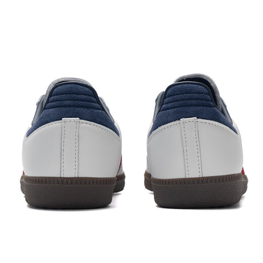 Adidas (adidas) Clover Chaussures pour hommes Chaussures pour femmes 2025 Summer New Sports Chaussures Samba Low Top Chaussures de planche légère Chaussures décontractées IH4881 Blanc et rouge 36