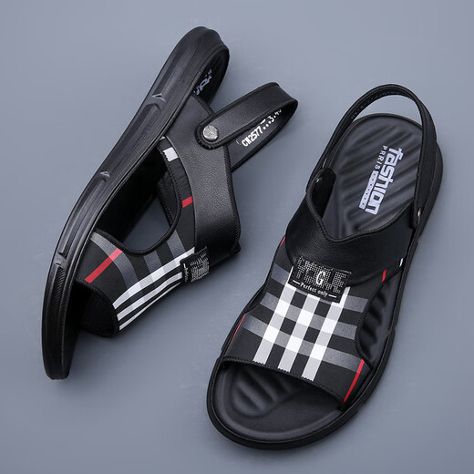 Sandalen für Herren Trendy Summer Fashion Casual Beach Schuhe für nicht rutschfeste wasserdichte Dual-Pur-Purple-Hausschuhe 2677 Strand 38