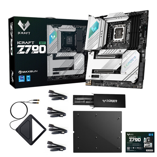 铭瑄（MAXSUN）MS-iCraft Z790 WIFI V2 DDR5 电竞之心游戏主板 12600K/14600KF/14700KF (Intel Z790/LGA 1700)