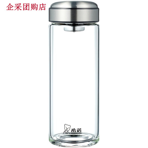 Xino XN-6193 6195 6196 Group de copa de agua de vidrio de una sola capa Compra de regalos Regalos de impresión Copa Logotipo de impresión con filtro 6196 Color natural-con portada de PU 530 ml nuevo modelo