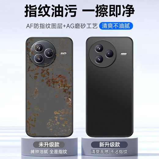 Cool Lefeng [Skin-sensing Anti-Fingerprint] Suitable for Xiaomi CIVI5Pro mobile phone case protective case xiaomicivi5pro skin-friendly lens all-inclusive matte fingerprint soft case outer black