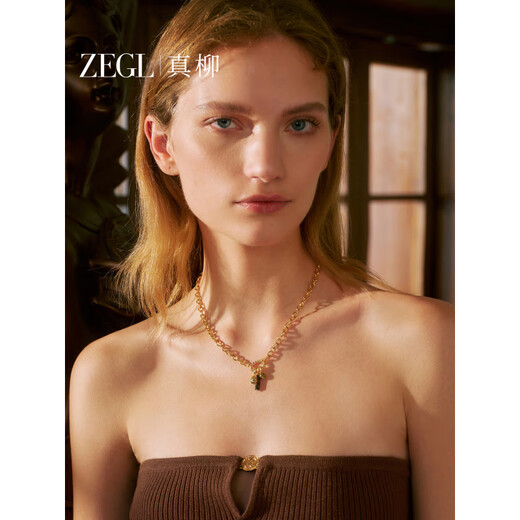 Sailoto Chinese Valentine's Day gift tiger eye stone necklace stackable clavicle style light luxury niche jewelry new flash zirconium neck purple rhyme tanzanite zirconium necklace