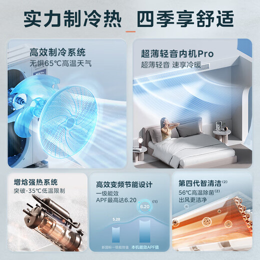 Midea central air conditioner, Starlight PRO upgraded model, one-to-four multi-connection, first-level energy efficiency, full DC frequency conversion, dual fans, heating and cooling home, one price all-inclusive, Starlight pro 3 hp, indoor unit generation, buy this separately