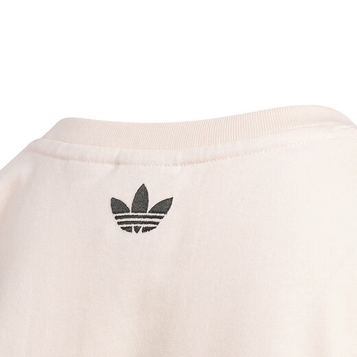 阿迪达斯 （adidas）童装女童T恤25夏季101斑点狗联名款缀蝴蝶结中大童纯棉短袖KG6625 KG6626 奇迹石英色 170 （吊牌170）
