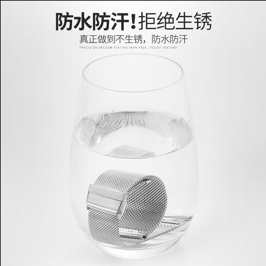 天王表带钢带原装31056 3886男女表链精钢天皇米兰金属不锈钢表链 银色+安装工具 接口宽度21mm