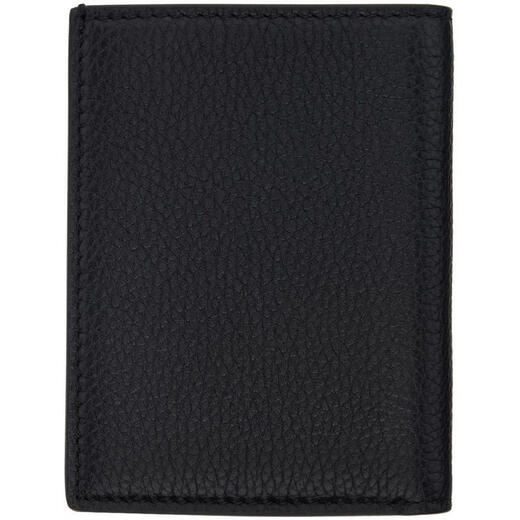 Tom FORD Luxury Men's Black FOLDING Card Bag Black All Size