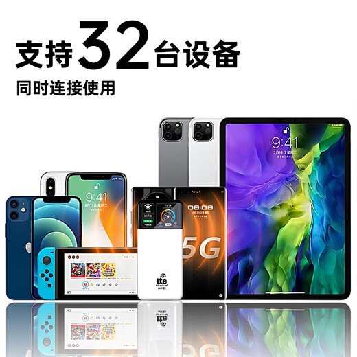 Fuyi 2025 new model supports three netcom 5G 4G equipment portable wifi6 mobile wireless wi-fi7 high-speed Unicom telecom network car portable unlimited traffic router 5Ghz fiber optic version power bank WiFi-all Netcom-free traffic