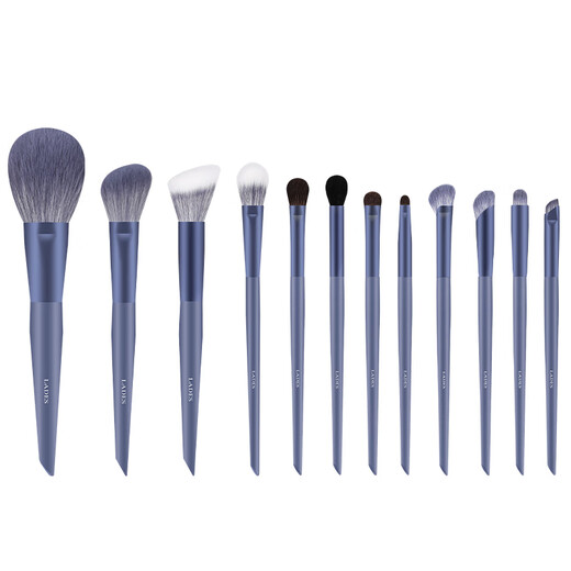 LADES/LADES Purple Rabbit 12 Makeup Brush Set Eyeshadow Powder Blush Brush Soft Hair Makeup Brush Tool Eye Brush Animal Hair Purple Rabbit Brush Set 12 Other Materials