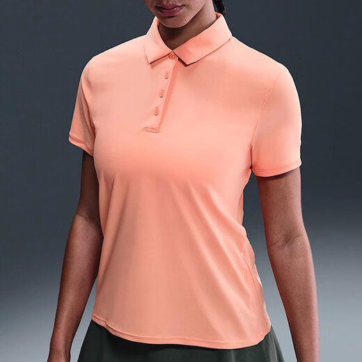Nike (NIKE) half-sleeved women's short-sleeved summer new lapel POLO shirt fitness sportswear breathable casual T-shirt FQ1575- FQ1575-844 XL