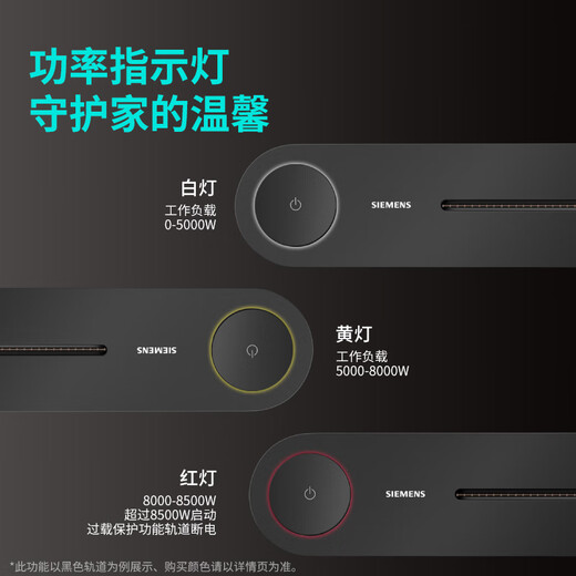 SIEMENS phare 8000W prise de rail en saillie avec carte enfichable de rail de commande principale gris 80cm + 4 module à cinq trous