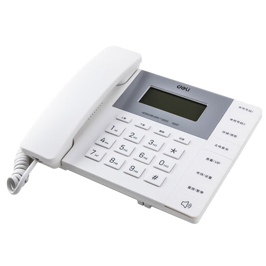 Deli Landline Home Wired Landline Office Business Theneed Cofleed Calne Aller Id 13567 Стильный широкий кузов Black