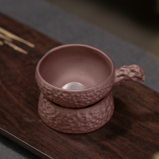 Han and Tang Dynasty purple sand tea leakage tea filter set tea water separator Kungfu tea set tea filter tea set accessories tea filter for spring tea leakage