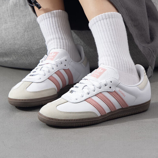 阿迪达斯（adidas）官方女鞋 三叶草夏季 T头德训滑板鞋耐磨透气百搭休闲运动鞋 JI2677 35.5