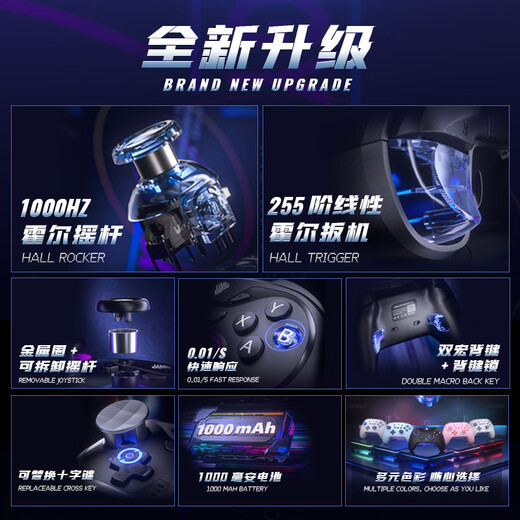 Yuyou Zhuifeng 2 Wireless Game Controller Switch2 Controller PC TV Mobile Phone Bluetooth Android Apple Steam Class Xbox Computer NS Dual Shadow Wonderland Monster Hunter Wilderness