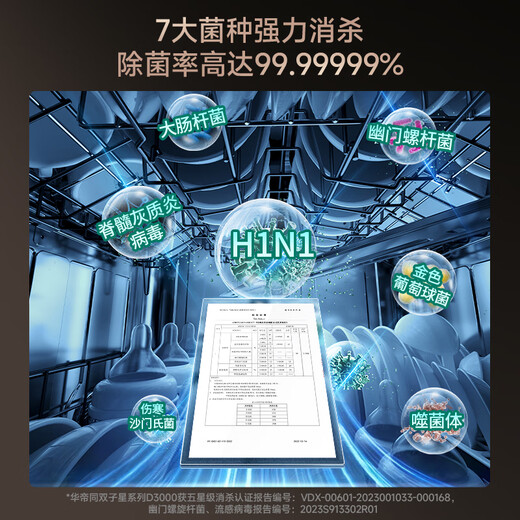 VATTI Small UFO Max 18+2 sets of dishwashers embedded Gemini variable frequency washing full cavity Ai smart launch first-class water efficiency home appliances national subsidy D3000Max