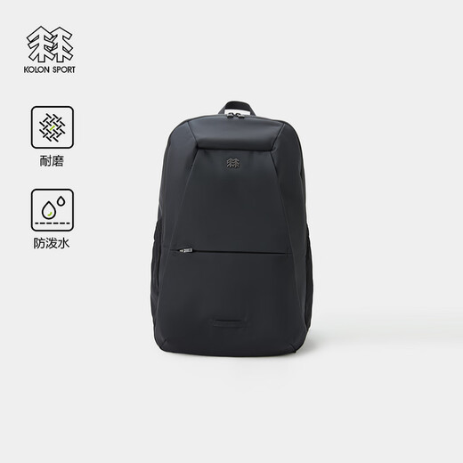 KOLON SPORT/可隆户外背包 男女同款防泼水耐磨轻量商务双肩包 LUBP5AT800-BK 黑色 XXX
