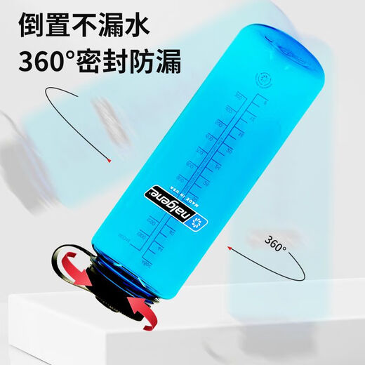 Extra große Kapazität Wasserbecher 1500 ml Sommer Sportarten Außenwasserflasche tragbarer Plastikbecher für Männer und Frauen 682009-0570 Blau transparent 1500 ml