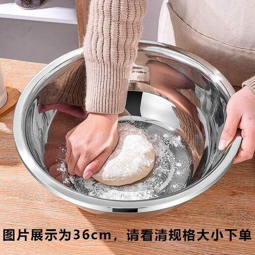 Thick stainless steel basin, home kitchen, commercial vegetable sink and face wash basin, smaller size, one 16cm stainless steel bowl