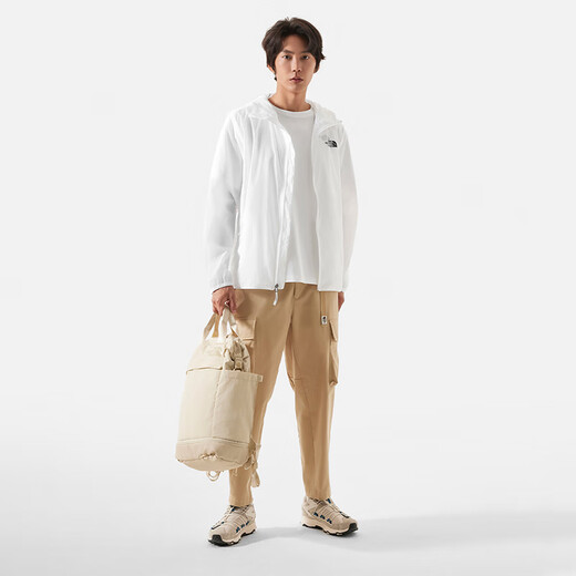 北面北面THE NORTH FACE 城市户外系列 背面字母Logo印花连帽 雪峰白 S