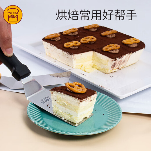 Sanneng Original de pizza de acero inoxidable Shovel de chocolate TEPPANTAKI Cuchillo de carne SN4876 Diy Herramienta de hornear SN4877 1 pulgada