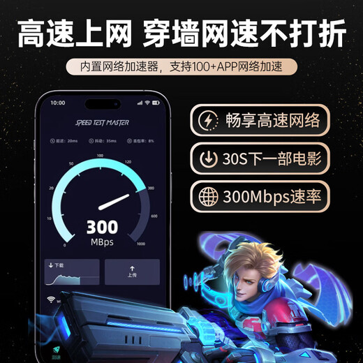 Feijin 2025 new 5Ghz portable wifi6 wireless network card wif mobile car wilf router unlimited three-network universal portable high-speed national traffic card broadband card-free flagship version free traffic * 5G dual frequency - contact customer service to receive gifts