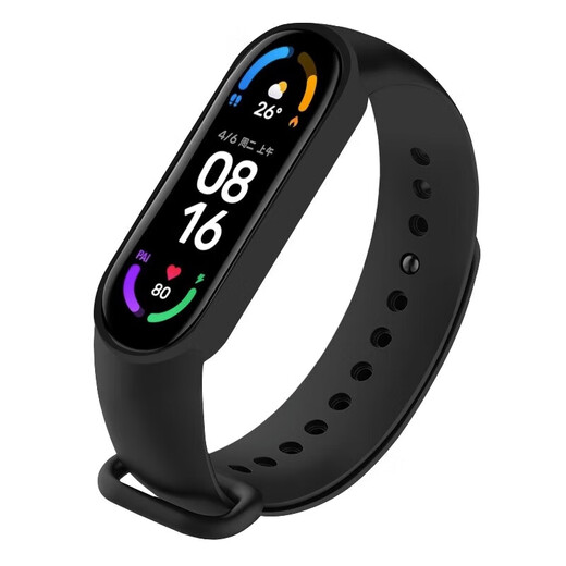 Ten Flash Suitable for Xiaomi Mi Band 7 wristband Xiaomi Mi Band 6 strap NFC version Xiaomi Mi Band 5 wristband accessories colorful replacement strap Xiaomi 5/6/7/nfc special black