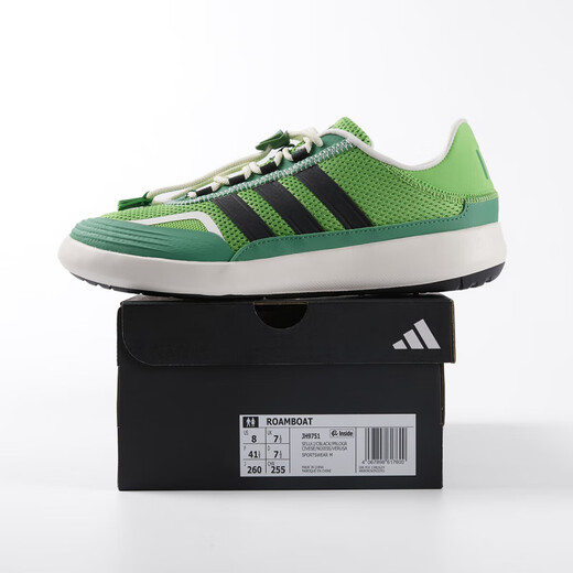 阿迪达斯 （adidas）户外溯溪鞋男鞋女鞋夏季新款徒步轻便涉水鞋运动休闲鞋 黑/白JH9756 43