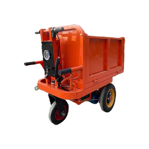 He Jiagong construction site electric hand push ash bucket truck tricycle construction dump truck tool truck handling manure and brick pictures thickened inclined bucket truck Xiaojingang (3.0 thick)