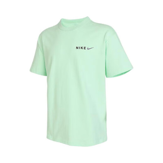 耐克（NIKE）短袖T恤男士2025夏季新款运动服潮流印花圆领半袖衫休闲上衣 纯棉HF6172-376绿色 120 M /170/推荐-130斤