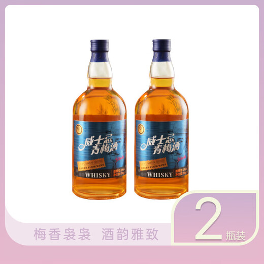 青梅酒威士忌超大容量低度微醺高颜值网红甜酒晚安酒12度 12度755mL2瓶