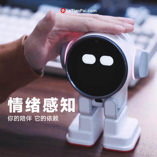 Lottepai Desktop Robot Ai Robot inteligente Robot Voz Diálogo Interacción Companion Chat Programming 2024 Nuevo robot inteligente Tecnología de educación de juguetes para niños Regalo White + Charging Head
