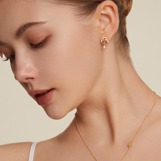 Mysterious Blue MYSTELAN1987 Classic Light Luxury Earrings Women's High-end Jewelry Birthday Gift for Girlfriend and Wife 1987 Classic C Style