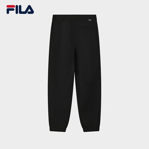 FILA official knitted trousers 2025 autumn casual sweatpants men's loose cuffed sweatpants plus velvet