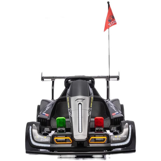Captain America's large retractable high-speed children's electric drift kart can sit in an adult F1 high-performance racing remote control car. Red + length adjustment + remote control + 24V/14A electricity. Two-person dual-drive drift kart.