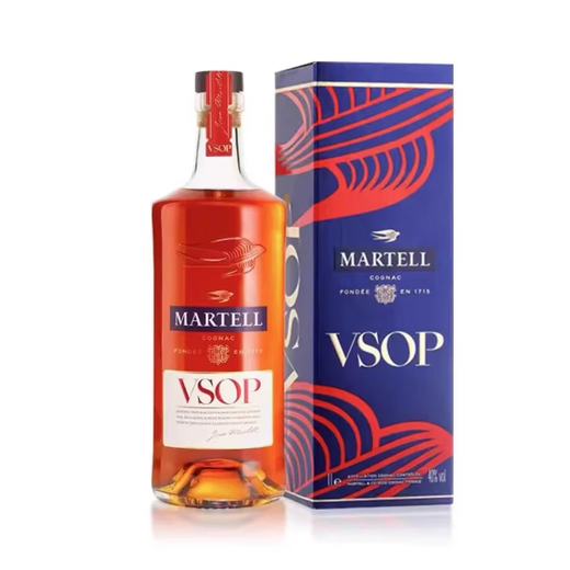 Martell Brandy Cognac Redwood VSOP1000ml Vino Importado Caja de Regalo Martell Redwood VSOP1000ml