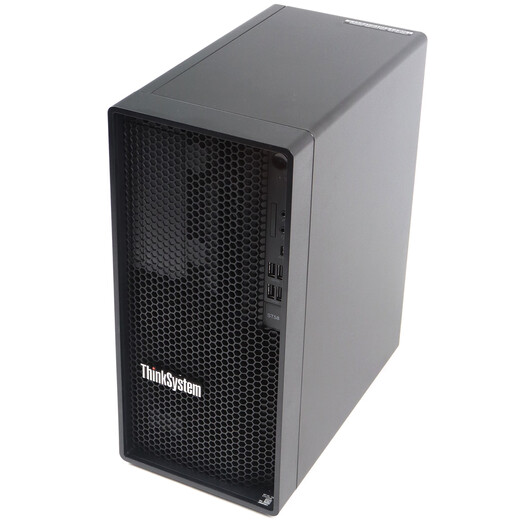 联想（Lenovo）ThinkSystem ST58 v2 小型4U塔式服务器主机 至强E-2324G+23.8英寸显示器 32G内存丨512G+2×2T硬盘丨RAID1