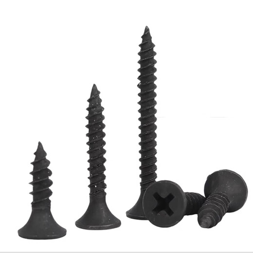 Tianli wall panel self-tapping screws cross countersunk head black carpentry flat head plus hard gypsum board dry wall nail wood screws wall panel self-tapping screws M3.5*30 (200 pieces)