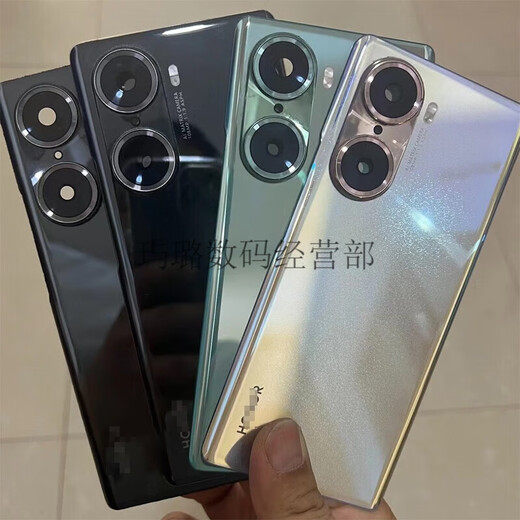 适用荣耀60se手机原装后盖荣耀6060pro原厂电池后壳钢化玻璃后屏 荣耀60pro亮黑色纯原装 带