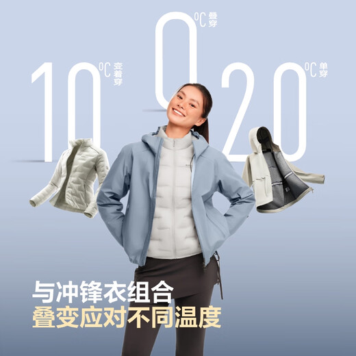 Bosideng 25-year-old goose down jacket for women in autumn and winter, thin stand-up collar, slim short, casual, versatile and comfortable jacket