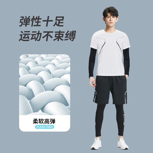 Yinghu (Yinghu) Спортивный костюм Мужской быстросохлый весенний и осенний настольный теннисный теннисный теннисный марафонский марафонская униформа.