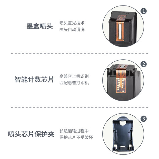 原装兼容47墨盒惠普HP Deskjet 4800 4825 4826 4877 4828 4829打印机 47 彩色墨盒